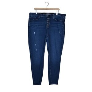 Torrid Women's Skinny Jeans - Dark Blue